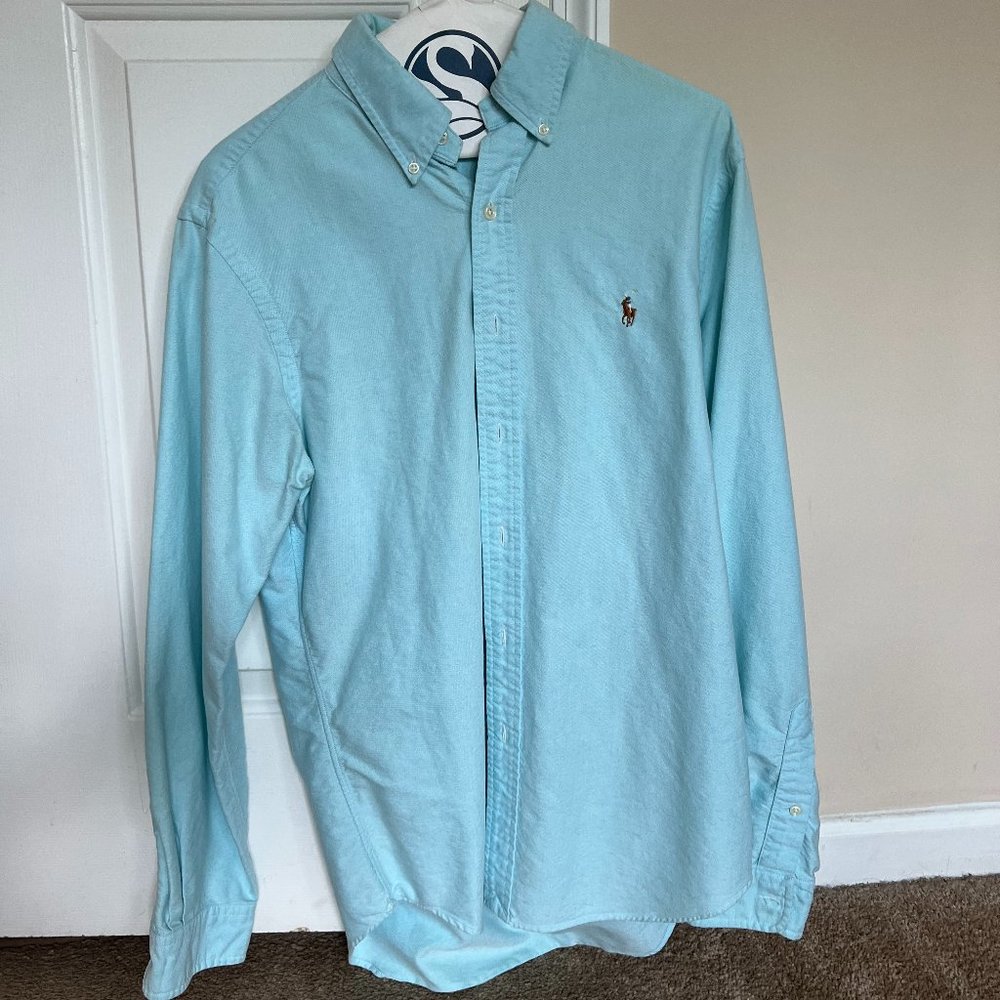 Polo Ralph Lauren Agean Blue Oxford Shirt (Size M)